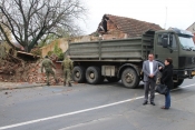 Počelo uklanjanje ruševina u Pakracu