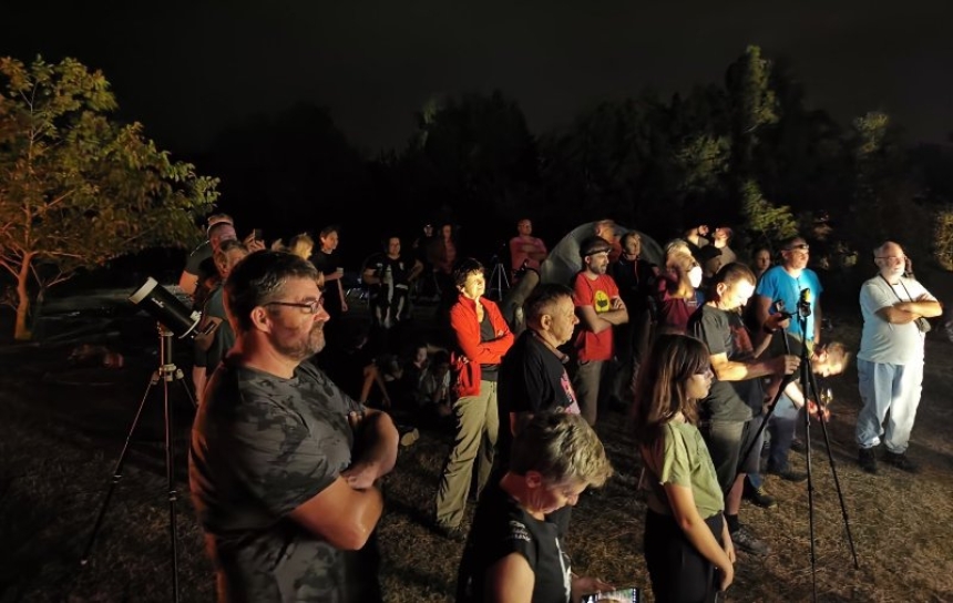 Noć pod zvijezdama na 16. Astro partyju na Papuku - kao partneri sudjelovali i članovi HPD "Sokolovac" Požega