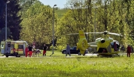 Ispred Planinarskog doma na Omanovcu 46-godišnjak poletio sa "zmajem" a poslije zapeo za krošnju i pao na srušena stabla - teško je ozlijeđen i prevezen u Zagreb