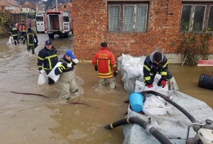 U obrani od poplava velik broj vatrogasnih intervencija