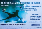 U nedjelju 11. Memorijalni malonogometni turnir Dervišaga 2019.– sjećanje na poginule i preminule branitelje
