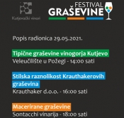 Festival graševine zbog epidemioloških mjera u smanjenom obimu događanja s radionicama i degustacijama vina