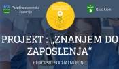 Javni poziv za sudjelovanje u projektu &quot;Znanjem do zaposlenja&quot; - Grad Lipik