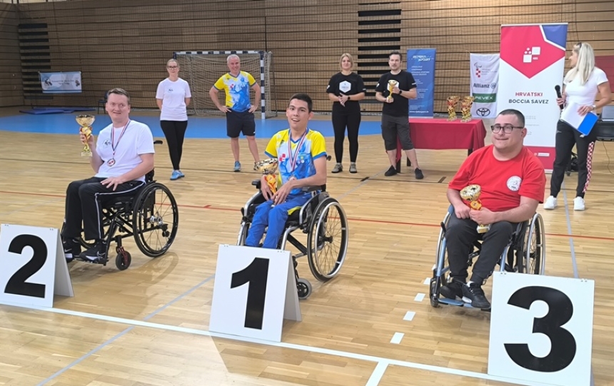 4. Turnir RH u Boccia sportu za osobe s invaliditetom - Matej Pernar iz Boccia kluba Nada iz Požege ponovno viceprvak