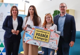 Dobitnica Nagradnog natječaja „Vozačka dozvola“ je Martina Hodak iz Obrtničke škole Požega