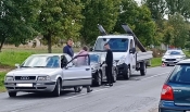 U lančanom sudaru jedna osoba lakše ozlijeđena