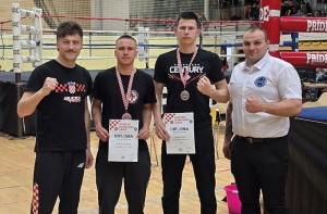 Kickboxing prvenstvo Hrvatske K1- borci KBK "Borac" Požega odlični - Ivano 1., Nikola 3.