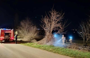 Požar na otvorenom prostoru u naselju Grabarje