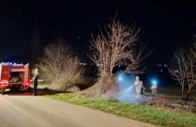 Požar na otvorenom prostoru u naselju Grabarje