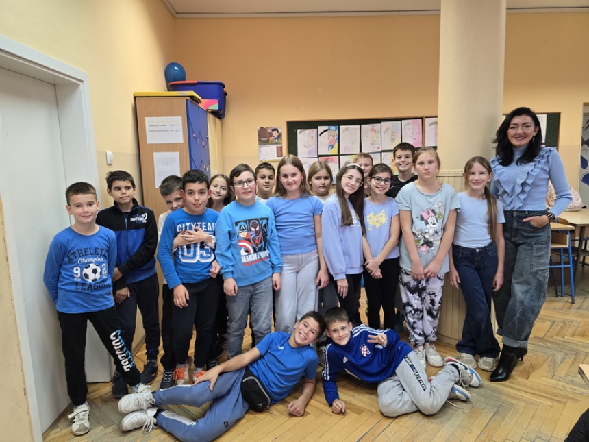 Obilježen Plavi dan u 4.c razredu OŠ Julija Kempfa