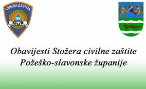 Požeško - slavonska županija nema novo zaraženih osoba, 4 osobe se još liječe kod kuće a jedna je u bolnici