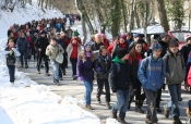 Pješačili od Lapjaka snježnim stazama Papuka