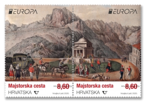Europa – stare poštanske rute