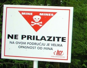 Razminirana tek trećina područja