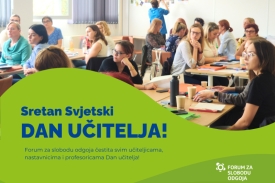 Forum za slobodu odgoja povodom Svjetskog dana učitelja i učiteljica