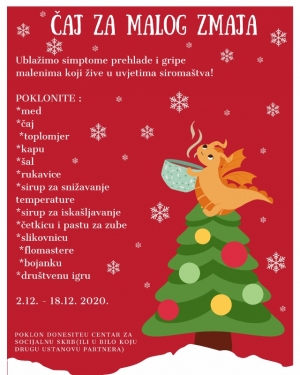 5. godinu provodi se humanitarna akcija "Čaj za malog zmaja"