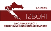 Izbori za članove vijeća i predstavnike nacionalnih manjina u općinama, gradovima i županiji održat će se 7.5.2023.