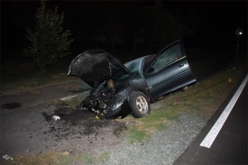 Na relaciji Ferovac-Šumanovci  19-godišnjak izgubio kontrolu nad vozilom, udario u metalnu zaštitnu ogradu u zavoju i prevrnuo se na krov