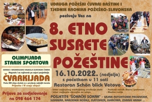 Još samo tri dana za prijavu natjecatelja na 8. Etno susrete, Čvarkijadu i najveći Šokački vašar