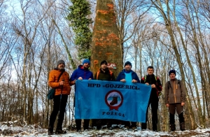 HPD "Gojzerica" prvi ovogodišnji izlet na Maksimov hrast 614 m/nm