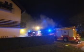 Požar u Jelačićevoj ulici na dva objekta