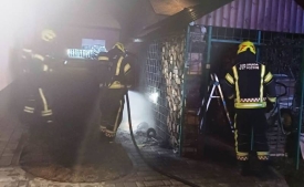 Noćas je došlo do požara na drvarnici u Požegi u dvorištu obiteljske kuće 38-godišnjaka