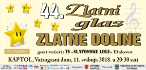 Večeras u Kaptolu „Zlatni glas zlatne doline&quot;, gosti „Slavonske lole“