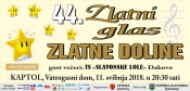 Večeras u Kaptolu „Zlatni glas zlatne doline&quot;, gosti „Slavonske lole“