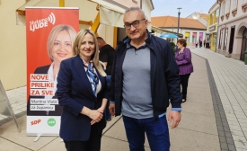 Krenule akcije prikupljanja potpisa za kandidature i liste - SDP krenuo prvi u pješačkoj zoni grada Požege