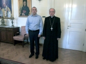 Gradonačelnik Neferović u posjetu biskupu Škvorčeviću