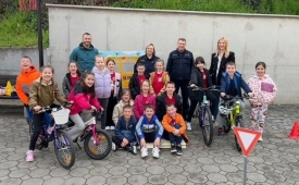 Održana edukacija na temu: „Sigurna vožnja djece na biciklima“ u Katoličkoj OŠ