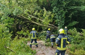 HVZ - Zbog nevremena i požara diljem Hrvatske angažirano gotovo tisuću vatrogasaca