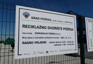 Reciklažno dvorište u Požegi radit će produženo do 20 sati zbog poplava