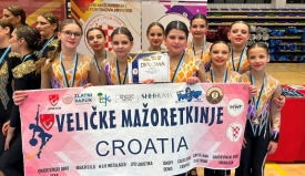 Veličke mažoretkinje uspješne na Državnom turniru mažoretkinja i pom-pon timova - plasirale se na Europsko prvenstvo