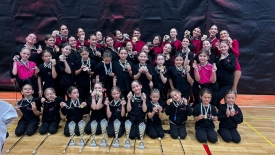 Požeške mažoretkinje ostvarile sjajan uspjeh na državnom prvenstvu u Pleternici