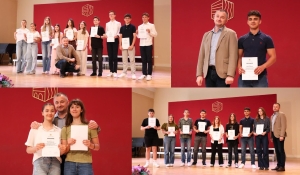 Učenicima Glazbene škole Požega uručena priznanja za iznimne natjecateljske uspjehe tijekom školske godine