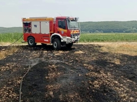 Požar suhe trave u Frkljevcima zaprijetio objektima, vatrogasci brzo intervenirali
