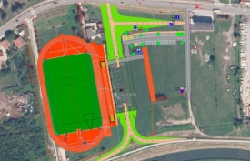 Prvim zemljanim radovima započela izgradnja Atletskog stadiona u Požegi
