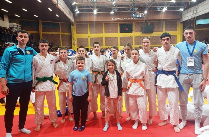 Judo klub "Slavonac" Čaglin osvojio 9 medalja na "Kupu Dugave" u Podsusedu