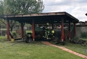Izgorjela nadstrešnica sportskog društva a 47-godišnjak pronašao topnički projektil na pašnjaku