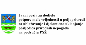 Ponovljen Javni poziv za dodjelu potpora poljoprivrednicima za ublažavanje šteta nastalih kao posljedica prirodnih nepogoda