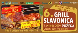 Još 3 dana za prijavu ekipa za prvenstvo u roštiljanju 6. "Grill Slavonica" za koje su organizatori pripremili fond nagrada od 1.000 eura