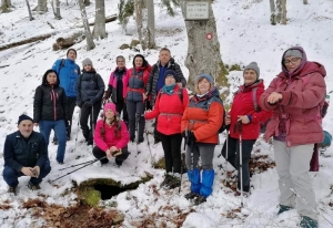Članovi HPD "Sokolovac" na izvoru Orljave nepoznatom stazom
