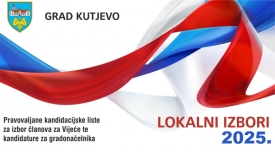 Pravovaljane kandidacijske liste za izbor članova za Vijeće te kandidature za gradonačelnika Kutjeva