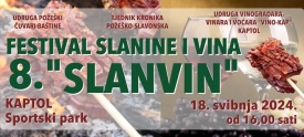 Još 3 dana za prijave ekipa za &quot;Slanvin&quot; natjecanje u pripremanju posebne delicije i najljepše „slaninske ruže“ te degustaciji vina