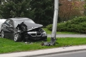 U kasnim noćnim satima uz 1,34 promila alkohola ispriječio mu se rasvjetni stup pred automobil