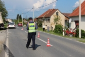Nalet kamiona šlepera na traktor