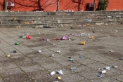 Korona party uspio, šteta što organizatori nisu i očistili poprište nego smeće ostavili srednjim školama