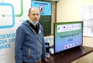 Članovi HPD "Gojzerica" upoznati s načinom ponašanja u susretu sa zmijama otrovnicama