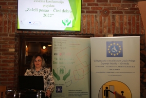 Završna konferencija &quot;Zaželi posao - Čini dobro 2022&quot;  Udruge OSI Požega